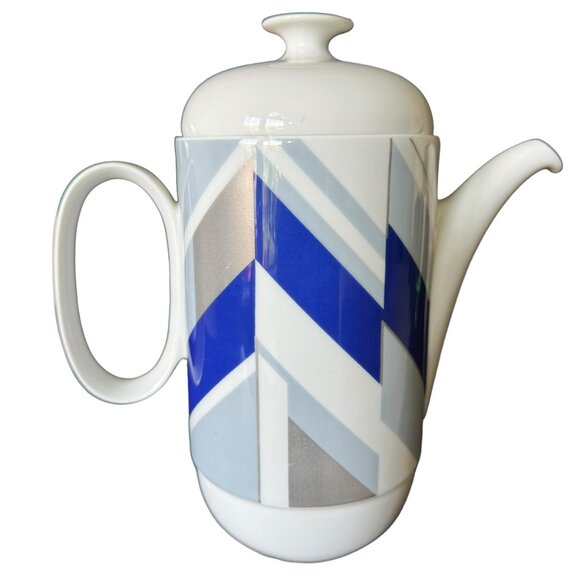 Vtg MCM Rosenthal Studio Duo Line Coffee Pot Decor Prop Designer Ambrogio Pozzi - Picture 2 of 15